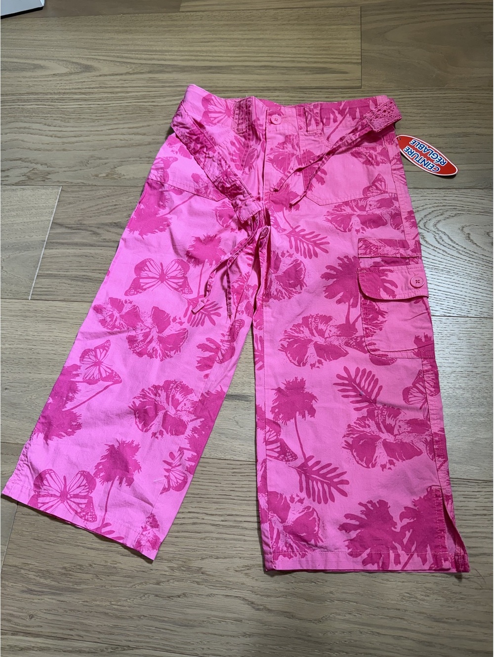 725 Originals Girls' Pink Cargo Pants – Size 10